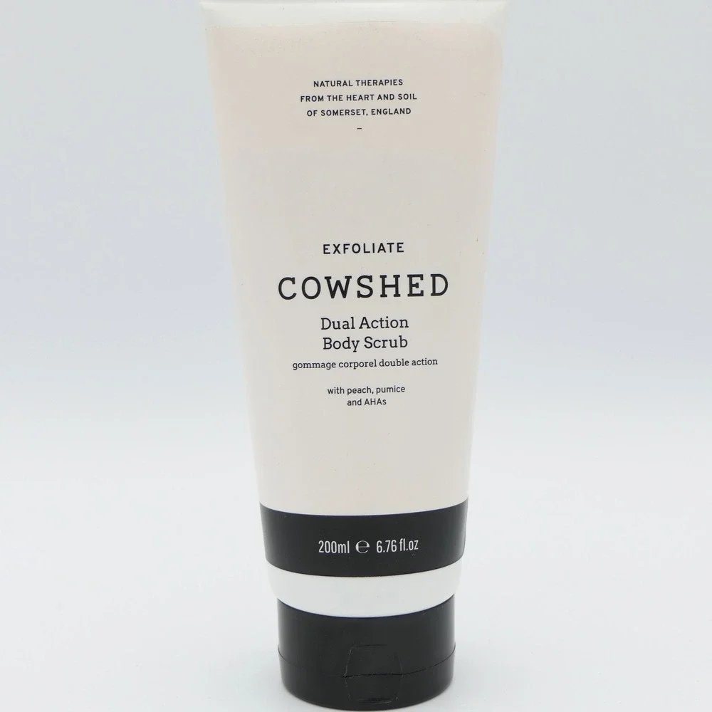 Cowshed Exfoliate Dual Action Body Scrub 6.76 fl oz w/ Peach, Pumice & AHAs